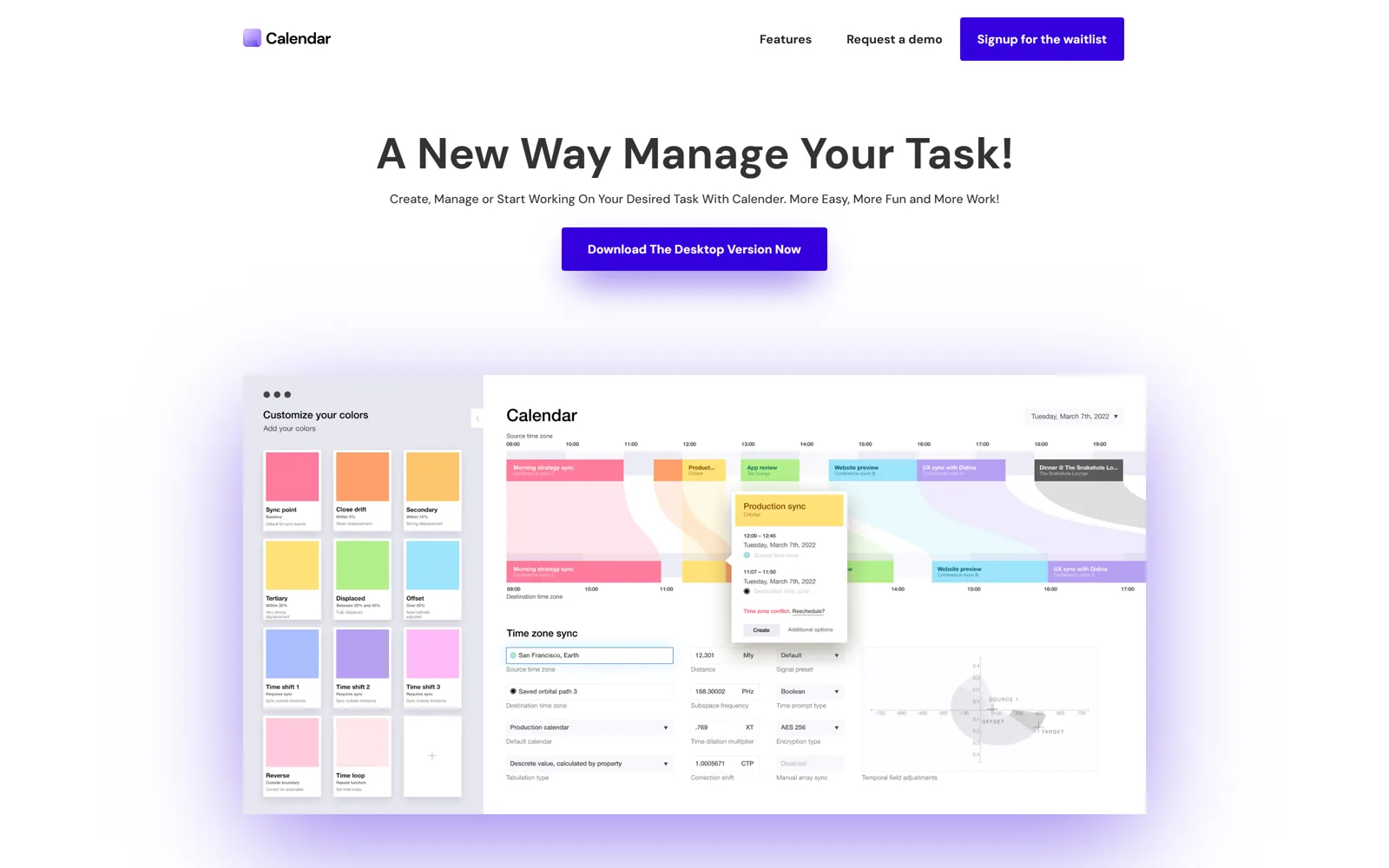 Calendar — Task and calendar app