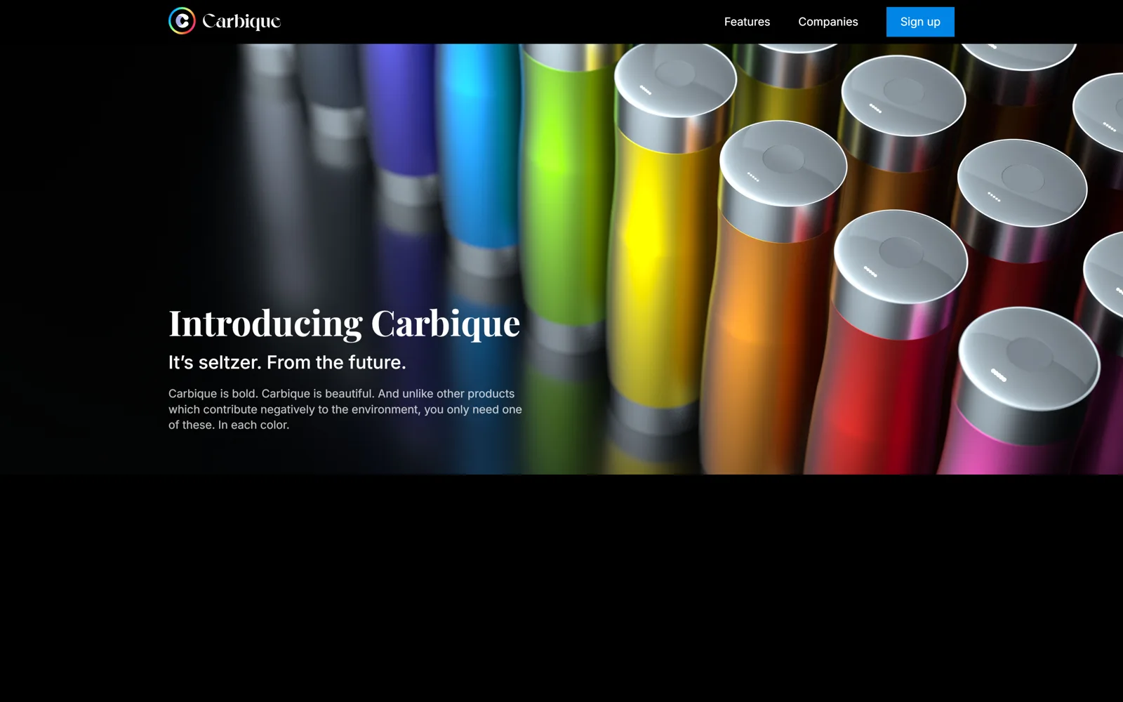 Carbique — Consumer beverage launch