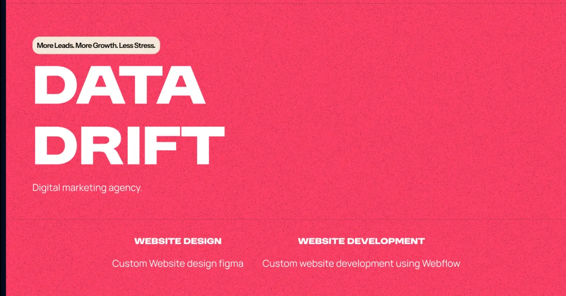 Data Drift — Digital marketing agency