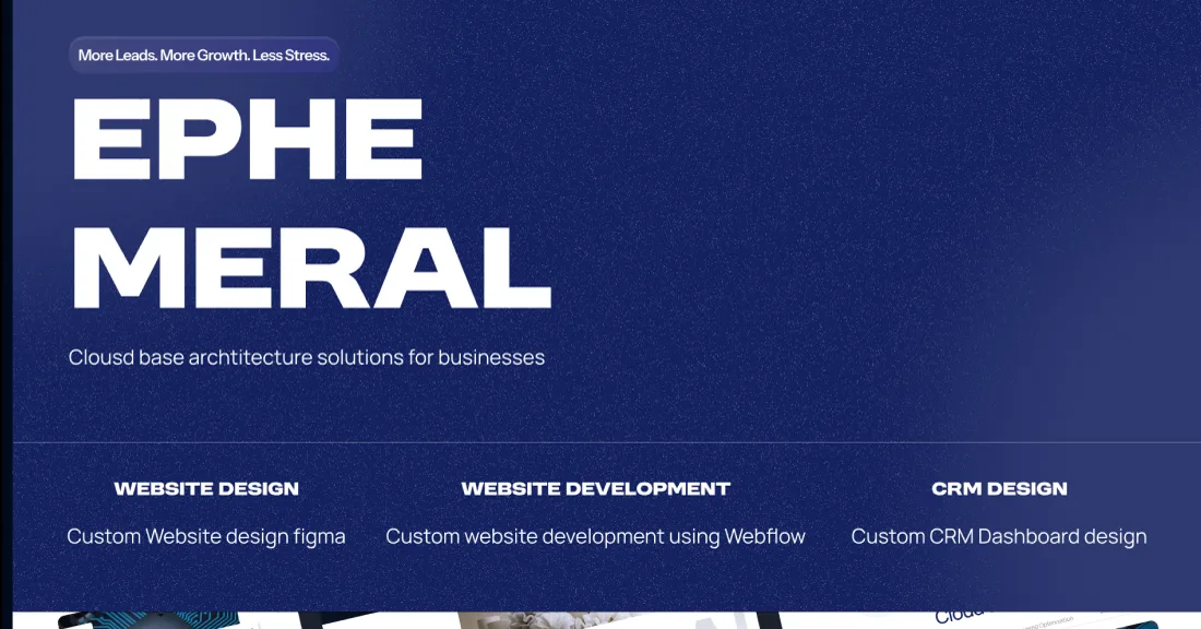 Ephemeral — Cloud architecture services for businesses
