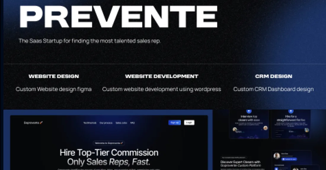 Go-Prevente — SaaS for hiring commission-based sales reps