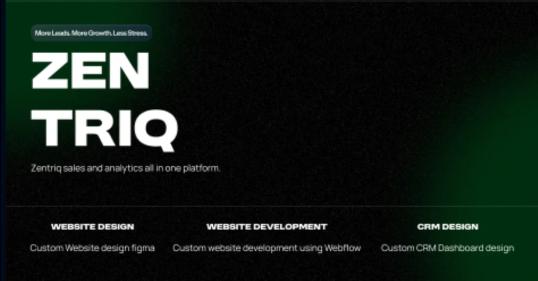 Zen Triq — Sales and analytics platform